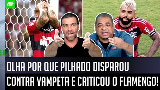 VOCÊ TÁ DE SACANAGEM com a MINHA CARA! O Flamengo está SIM... Pilhado DISPARA contra Vampeta!