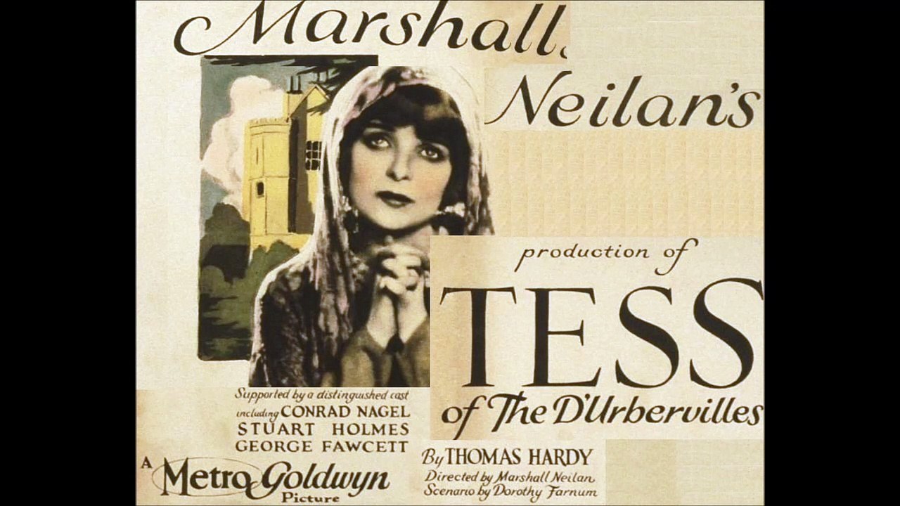 Tess of the D'Urbervilles (1924) Blanche Sweet, Conrad Nagel, Lost Film Still Reconstruction