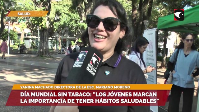Día Mundial Sin Tabaco: Los jóvenes marcan la importancia de tener hábitos saludables