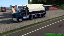 Inter Paystar Dump Truck with load - Colombia Real Map - American Truck Simulator.