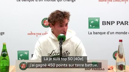 Roland-Garros - Humbert : "Un coup d'arrêt, je vous arrête tout de suite"