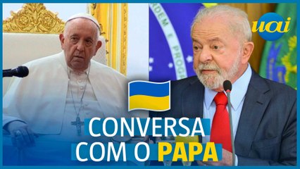 Lula conversa com papa sobre Ucrânia e o convida para o Brasil