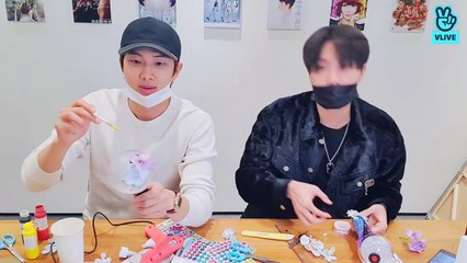 2020.04.23 VLIVE BTS RM and J-HOPE We're not late today~