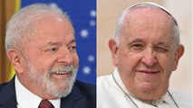 Lula da Silva habla con el Papa Francisco sobre la paz en Ucrania y lo invita a Brasil