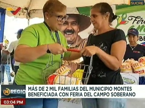 Sucre | Familias son favorecidas con la Feria del Campo Soberano en el sector Tintero