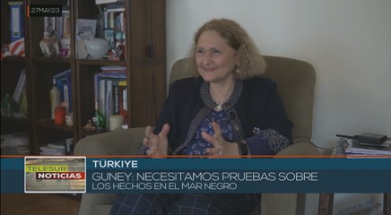 Representante diplomática de Türkiye exige evidencias de los hechos en el Mar Negro