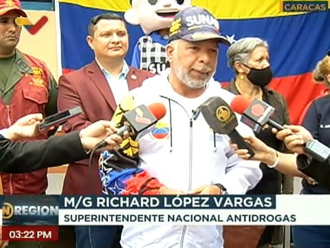 Organismos policiales han incautado más de 23 toneladas de sustancias ilícitas a nivel Nacional