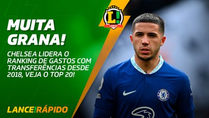 Chelsea é o time que mais gastou com contrações nos últimos cinco anos, veja o top 5- LANCE! Rápido