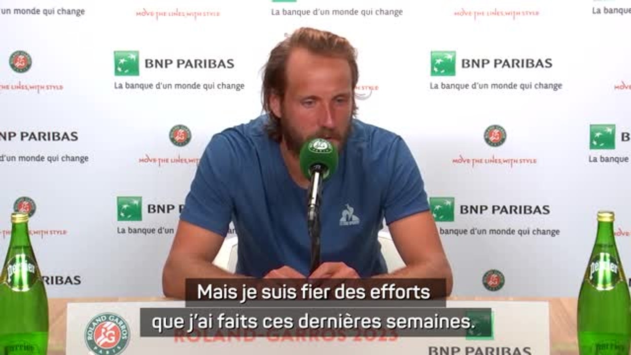 Roland-Garros - Pouille : “Fier de ce que j’ai fait et des émotions avec le public”