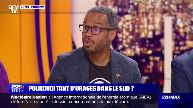 Orages dans le sud: On a un rattrapage (...) cette eau doit tomber , explique le météorologue Gaël Musquet