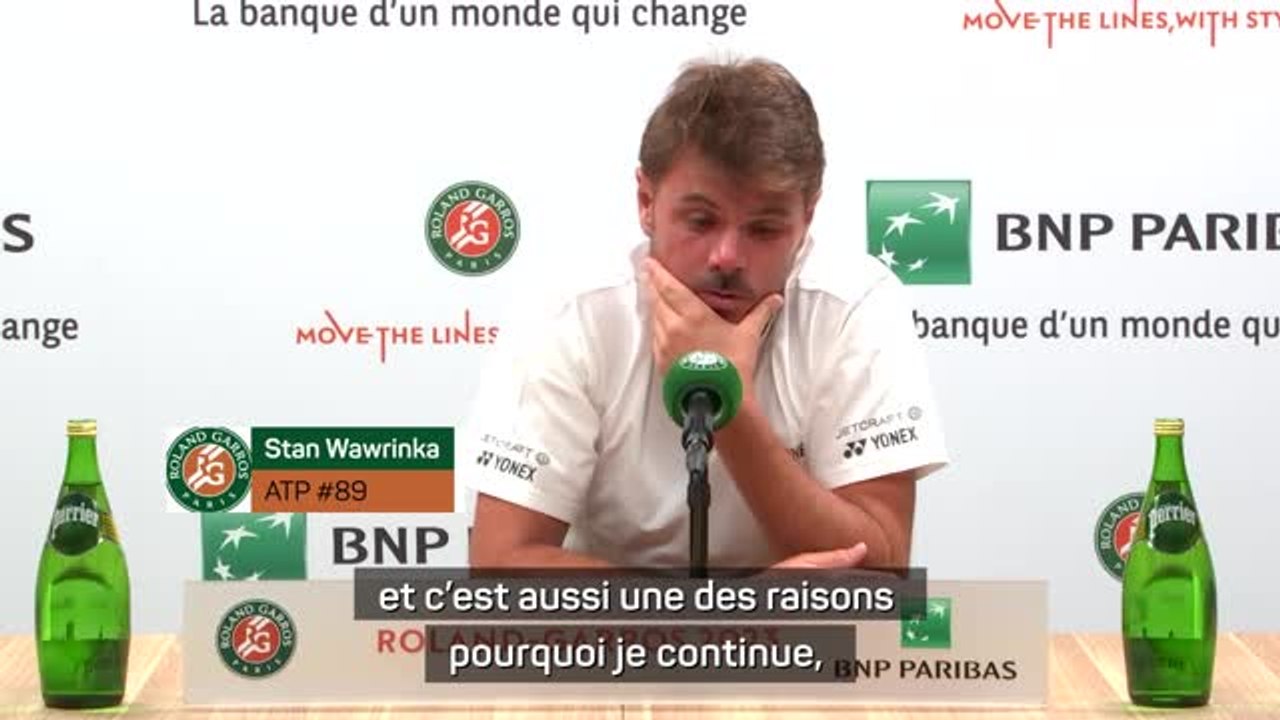 Roland-Garros - Wawrinka : "Une ambiance Coupe Davis"