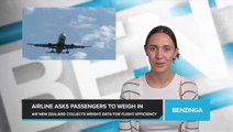 Airline Asks Passengers to Weigh In