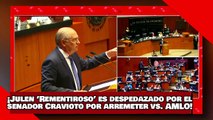 ¡VEAN! ¡Julen ‘Rementiroso’ es despedazado por el senador Cravioto por arremeter vs. AMLO!
