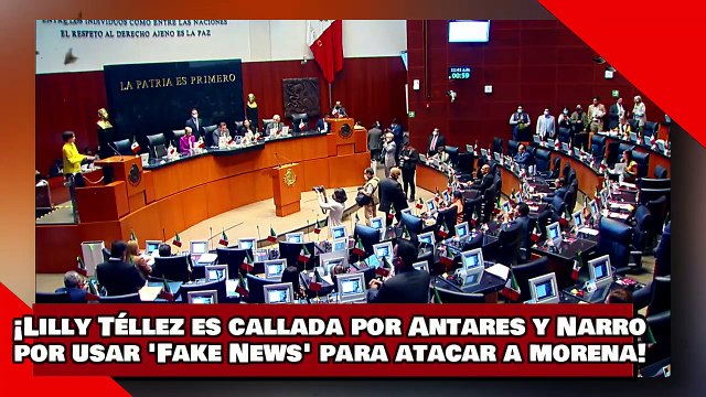 ¡VEAN! ¡Lilly Téllez es callada por Antares y Narro por usar 'fake news' para atacar a morena!