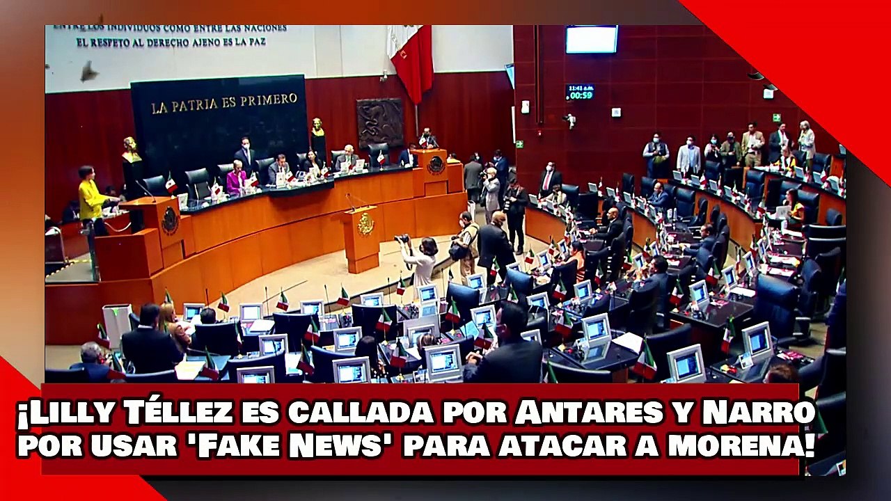 ¡VEAN! ¡Lilly Téllez es callada por Antares y Narro por usar 'fake news' para atacar a morena!