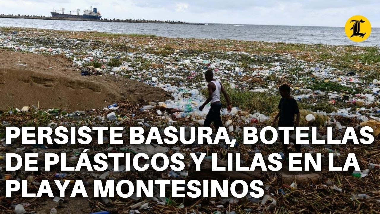 PERSISTE BASURA, BOTELLAS DE PLÁSTICOS Y LILAS EN LA PLAYA MONTESINOS