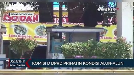 Anggota Komisi D DPRD Kabupaten Batang Prihatin Lihat Kondisi Alun-Alun Kota