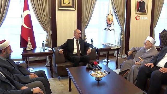 AK Parti Genel Başkanvekili Kurtulmuş, Mescid-i Aksa İmam Hatibi Sabri'yi kabul etti