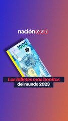 Los billetes más bonitos del mundo 2023
