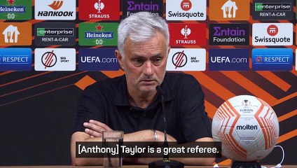Mourinho hopes referee Anthony Taylor is only 's***' in Champions League matches next season