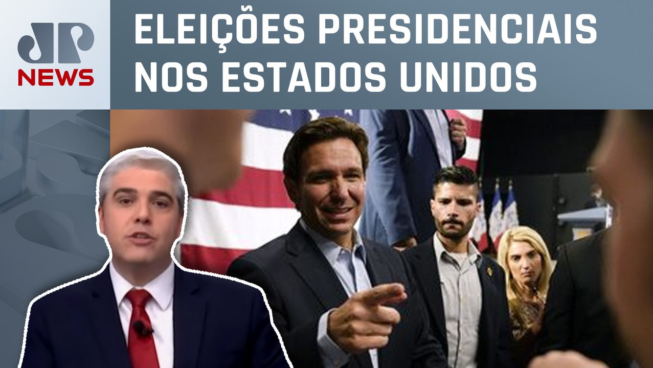 Ron DeSantis realiza evento presencial para lançar campanha; Marcelo Favalli analisa