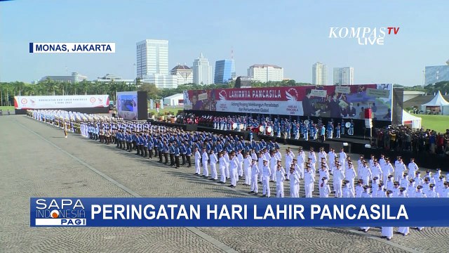 Pimpin Upacara Hari Lahir Pancasila, Jokowi Kenakan Baju Adat Deli Serdang