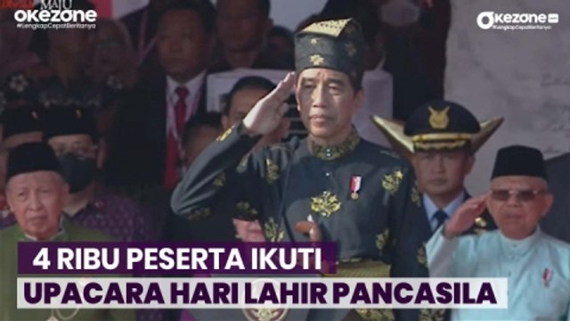 Upacara Peringatan Hari Lahir Pancasila di Monas Dipimpin Presiden Jokowi