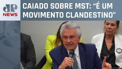 Ronaldo Caiado alerta para suposta atuação do narcotráfico nas ocupações
