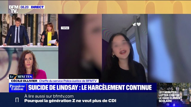 7 MINUTES POUR COMPRENDRE - Deux semaines après le suicide de Lindsay, le harcèlement que subissait la collégienne continue