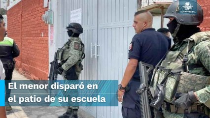 Alumno discute con su profesor y dispara en secundaria del Edomex; hiere al conserje