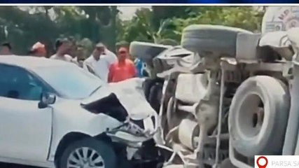 सारण: कार व स्कॉर्पियो के भीषण टक्कर में चार लोग गंभीर रूप से घायल, सदर अस्पताल में भर्ती