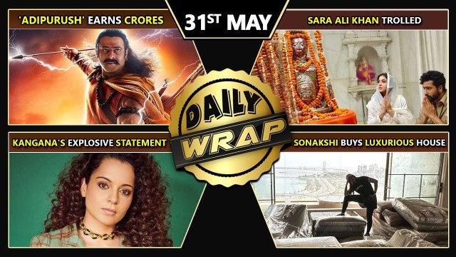 Adipurush Earns Crores, Sara Ali Khan TROLLED, Kangana's EXPLOSIVE Statement | Top 10 News