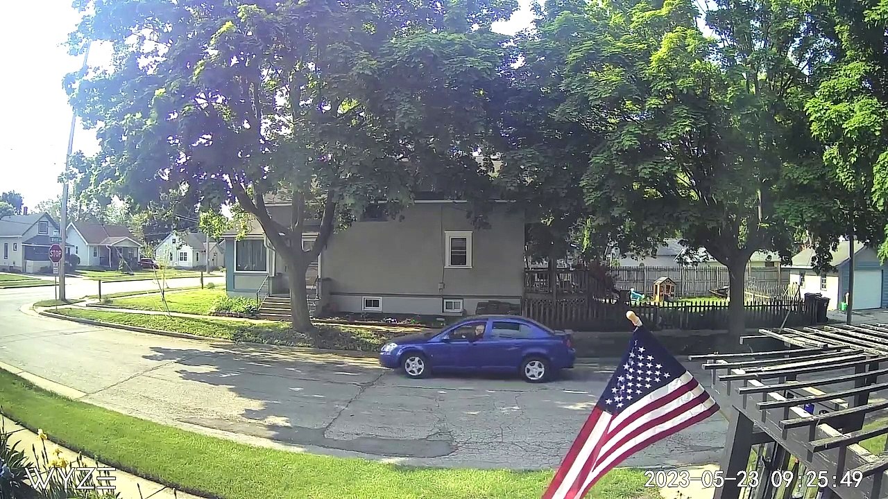 USPS Mail Truck Rolls Over
