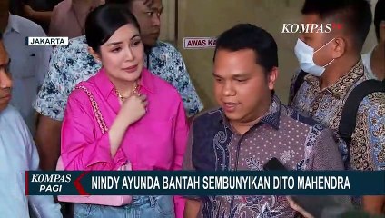 Kembali Diperiksa, Nindy Ayunda Tetap Bantah Sembunyikan Dito Mahendra