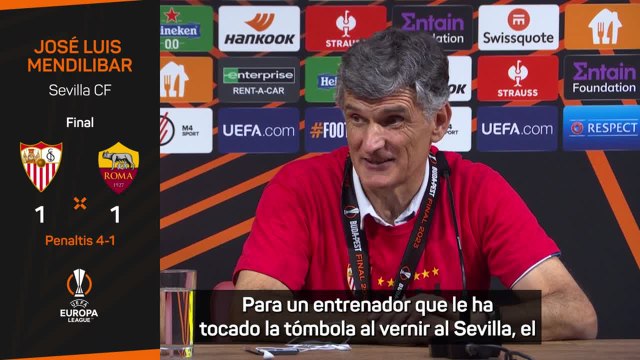 SEVILLA - ROMA | MENDILIBAR EN RUEDA DE PRENSA | Diario As