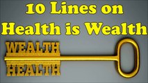 10 Lines on Health is Wealth in English