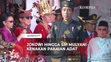 Descargar video: Potret Jokowi, Megawati hingga Sri Mulyani Kenakan Baju Daerah di Upacara Hari Lahir Pancasila