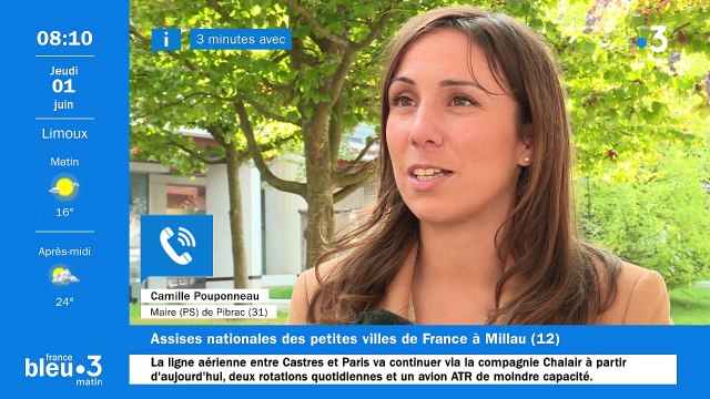 La maire de Pibrac à Millau pour les 25ème assises de l'Association des Petites villes de France