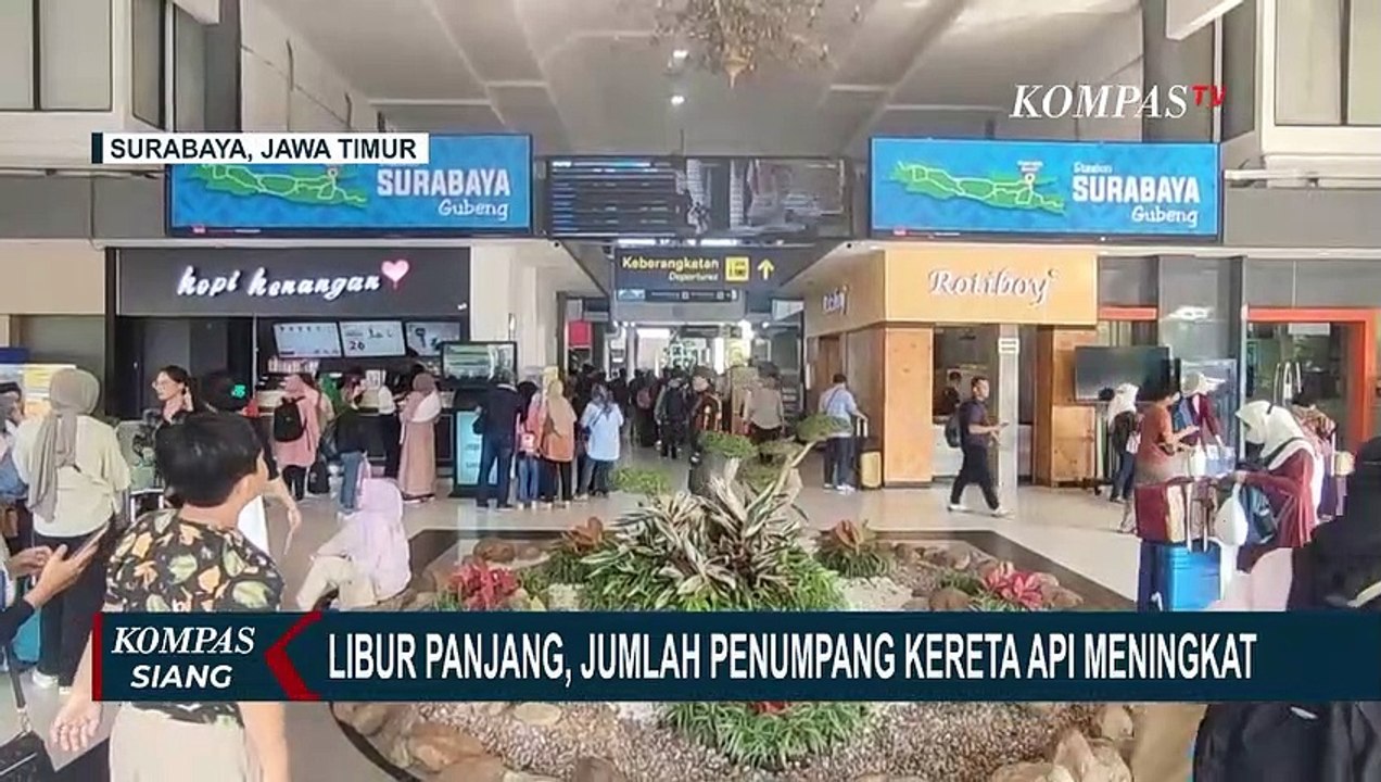 Libur 1 Juni, Jumlah Penumpang di Stasiun Gubeng Capai 12.000 Orang, Meningkat 10 Persen!