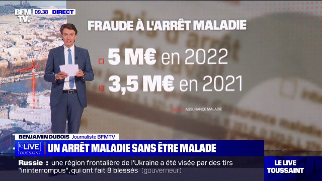 Arrêt maladie: les fraudes ont coûté 5 millions d'euros à l'Assurance maladie en 2022