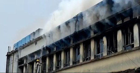 গণেশ চন্দ্র অ্যাভিনিউয়ের বহুতলে আগুন, কালো ধোঁয়ায় ঢাকল এলাকা