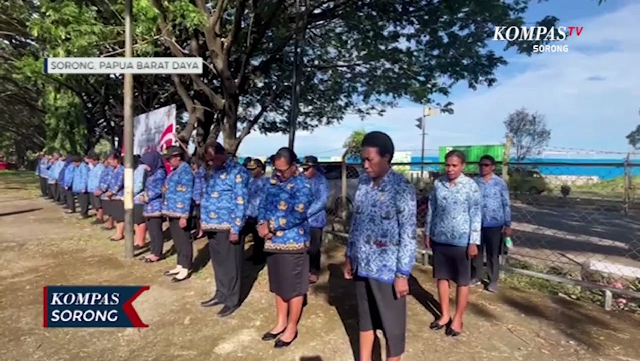 PLT Sekda Papua Barat Daya Berikan Teguran Lisan Bagi ASN yang Tidak Upacara Hari Lahir Pancasila