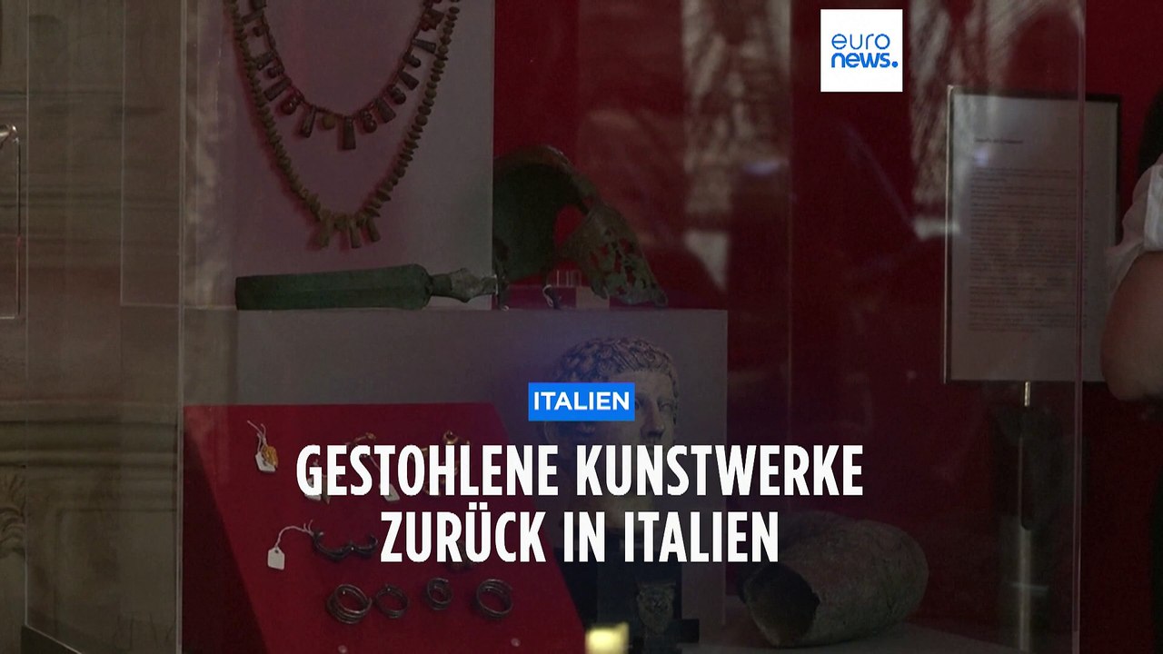 Zurück aus London: Rom stellt Raubkunst aus