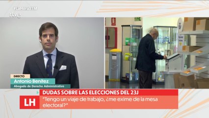 Entrevista a Antonio Benítez sobre mesas electorales