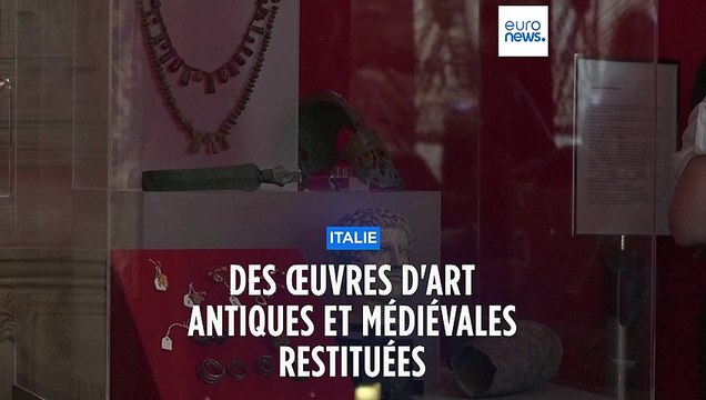 Londres restitue à l'Italie des œuvres d'art antiques et médiévales