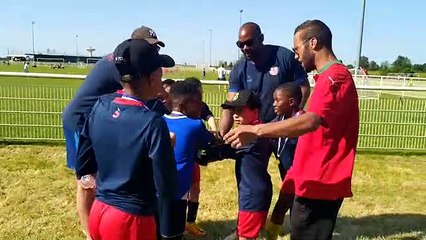Crie de la victoire des U8/U9 au tournoi de Boissise-Pringy