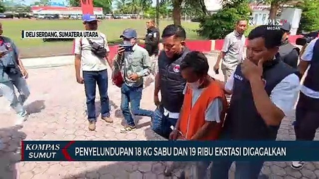 Satresnarkoba Polresta Deli Serdang Gagalkan Upaya Penyelundupan 18 Kg Sabu