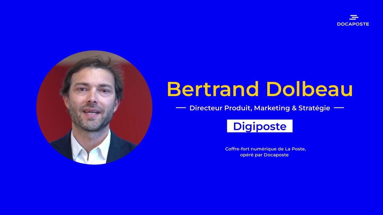 Numérique Responsable en action : Bertrand Dolbeau, Dir. Produit, Marketing  & Stratégie Digiposte - Vidéo Dailymotion