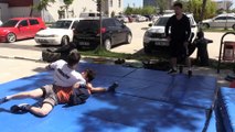 MALATYA - İşitme engelli depremzede milli güreşçi Avrupa ve dünya şampiyonasına hazırlanıyor