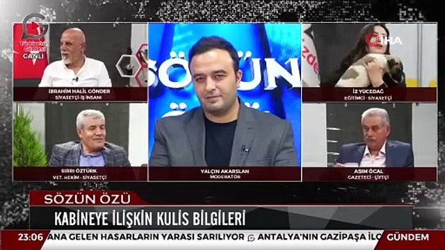 Canlı yayında sürpriz misafir